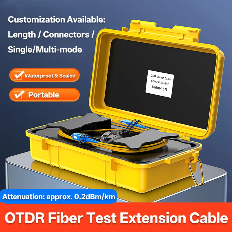 Boîtier de lancement OTDR à fibre optique SM/MM - 1