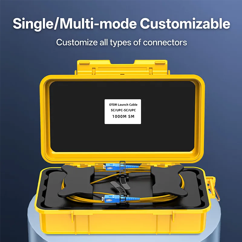 Boîtier de lancement OTDR à fibre optique SM/MM - 3