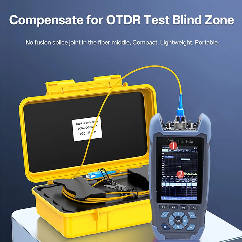 Boîtier de lancement OTDR à fibre optique SM/MM - 4