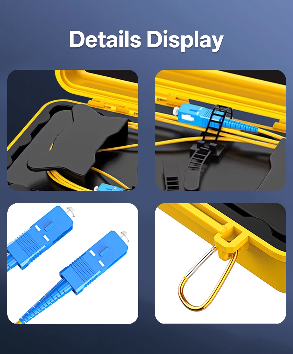 SM/MM Fiber Optic OTDR Launch Cable Box details